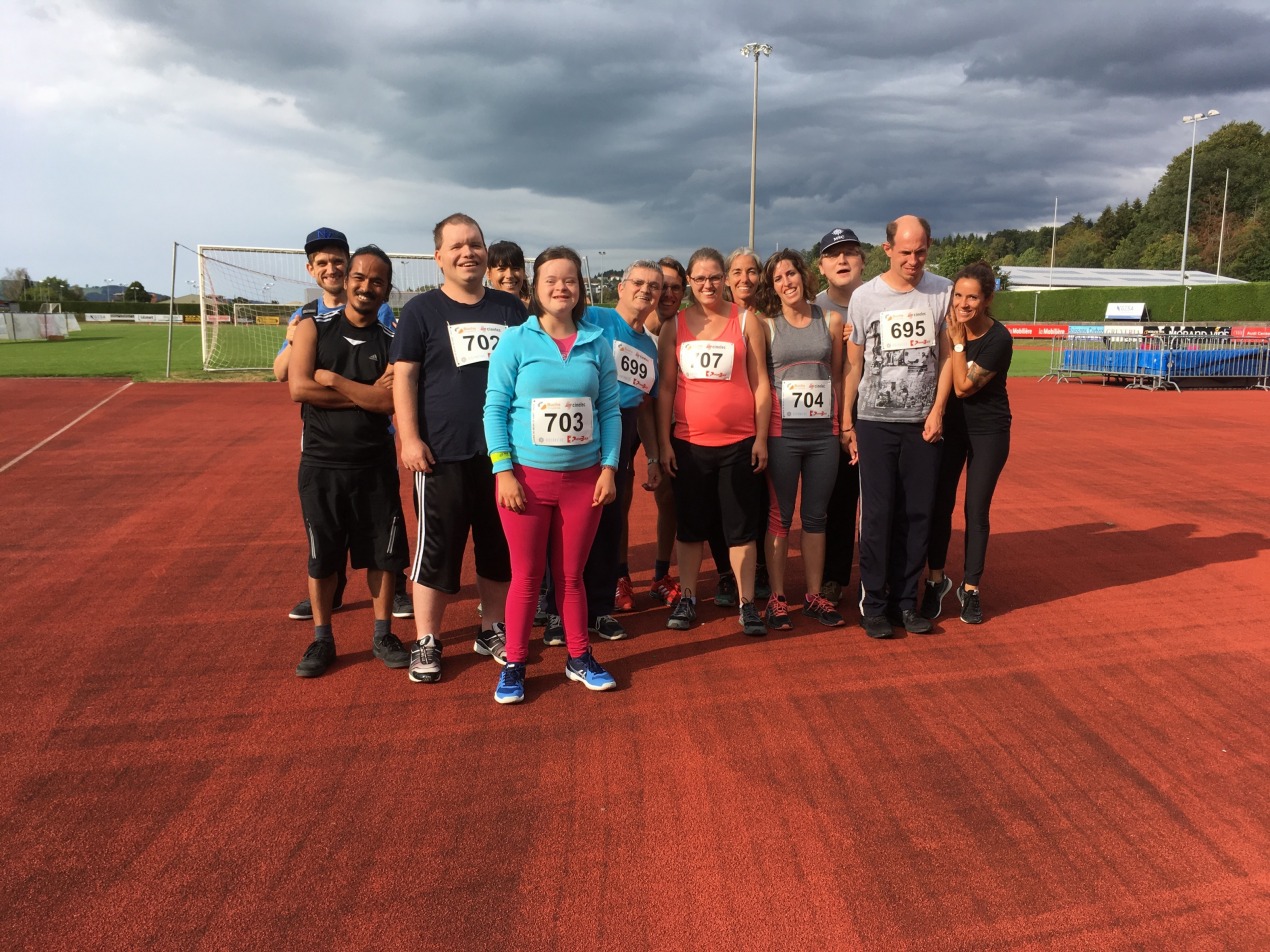 Image Nos sportifs ont participé à la course du SAB à Bulle